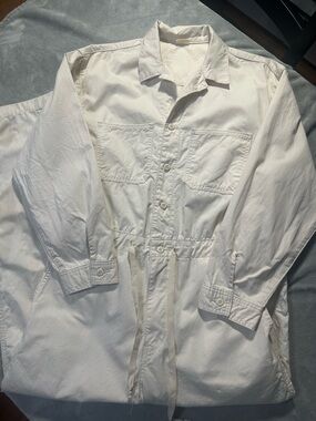 Levi's Women's Ivory Utility Jumpsuit Sz XL